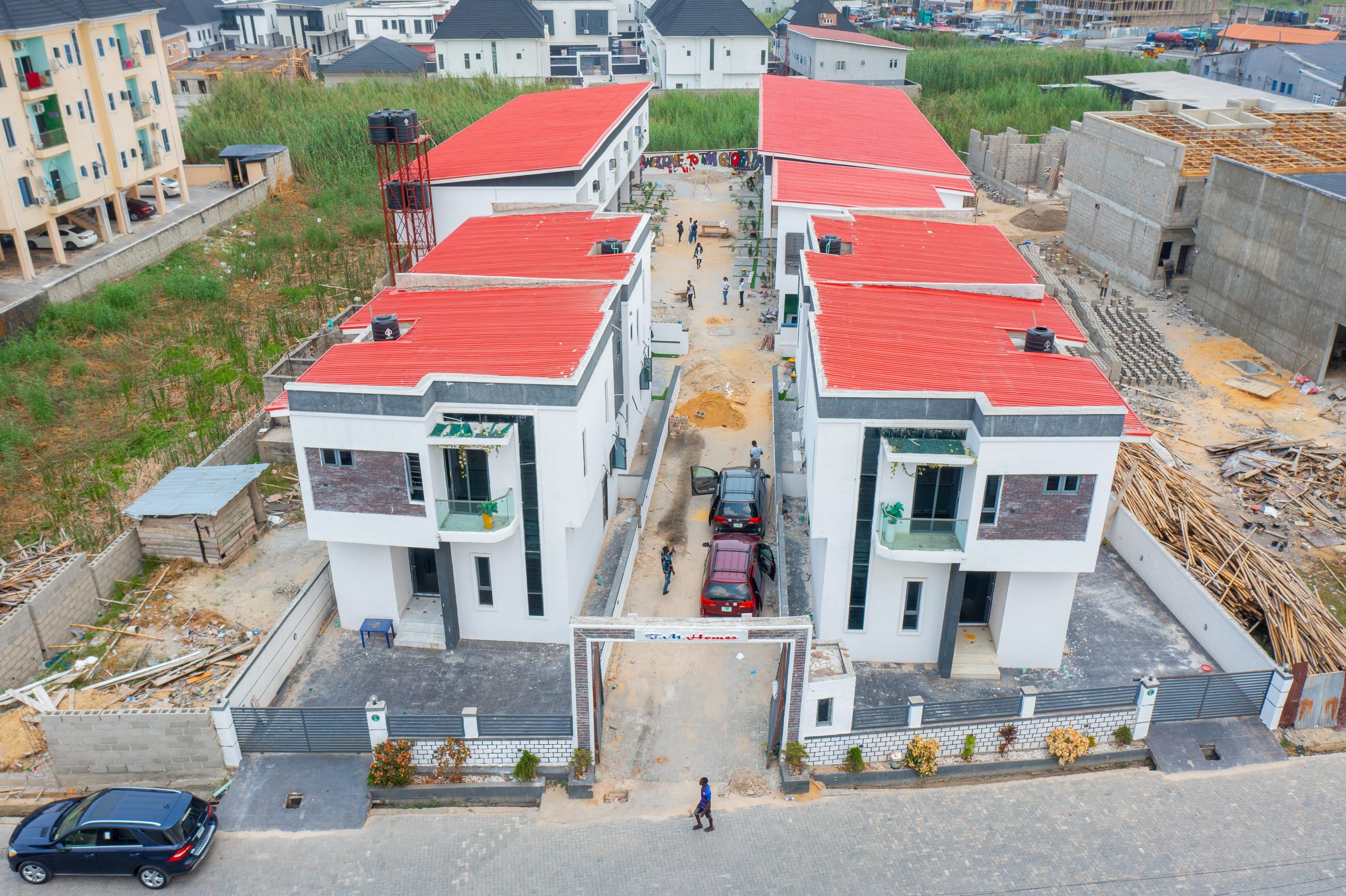 TM Duplex Aerial view